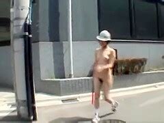 Jav Public Nudity Stark Naked Construction Worker Subtitled Pornzog