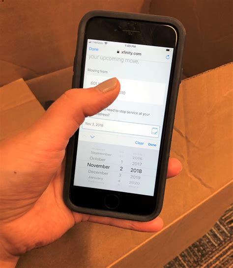 Xfinity Move Addressabout
