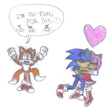 Sonamy Sonic X Amy Kiss