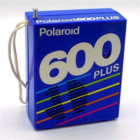 Vintage Polaroid 600 Plus Film Pack Novelty Transistor Radio Made In