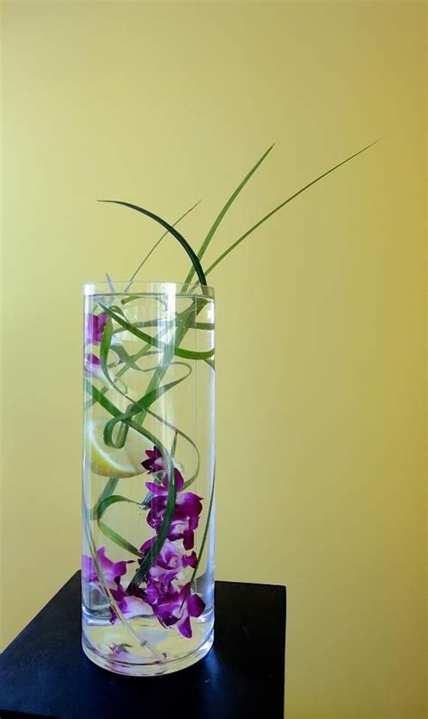 Water Arrangement With Orchids Easy Floral Arrangements Ikebana