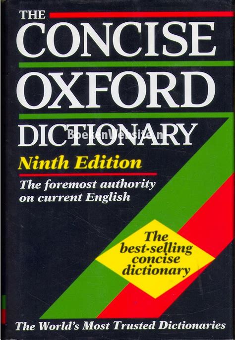 The Concise Oxford Dictionary Fowler Hw Boekenwebsitenl