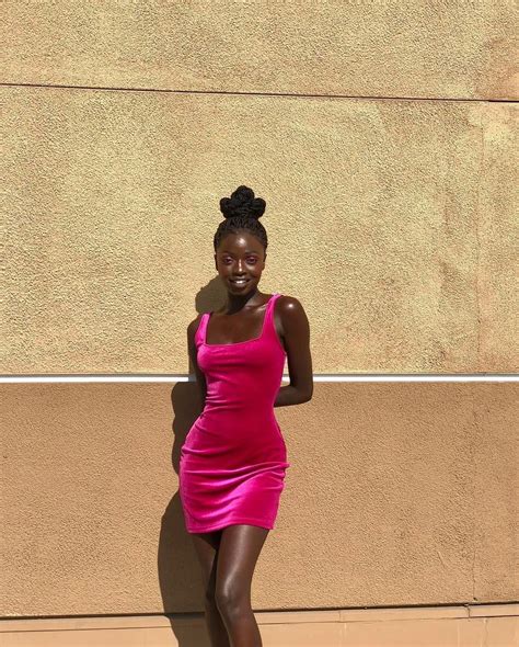 Black Beauties On Twitter Dark Skin Girls Black Women Tall Women Fashion