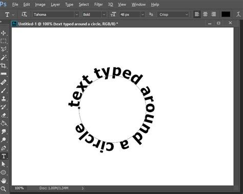 Solved Type Text In A Circle Photoshop Cc Adobe Support Community