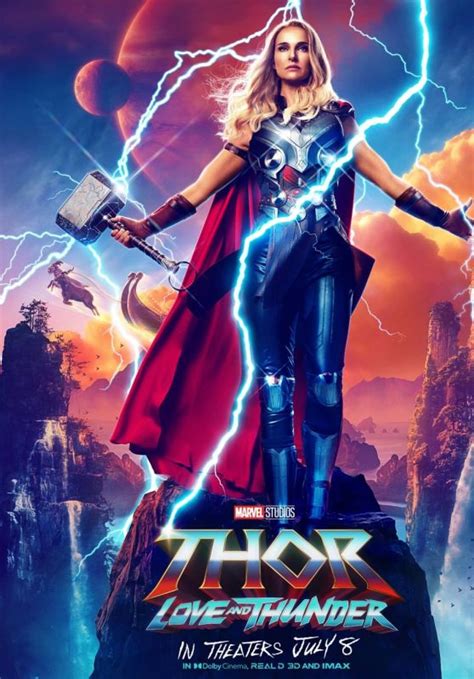 Natalie Portman Thor Love And Thunder Two New Posters • Celebmafia