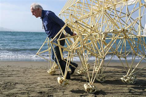 Theo Jansens ‘strandbeests Stop At Exploratorium