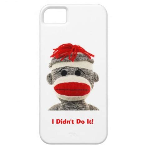 Funny Cute Sock Monkey I Phone 5 Case Iphone 5 Cases Original Sock