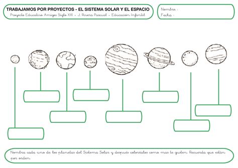 Cuadernillo De Actividades Del Sistema Solar Material