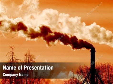 Air Heavy Industry Pollution Powerpoint Template Air Heavy Industry
