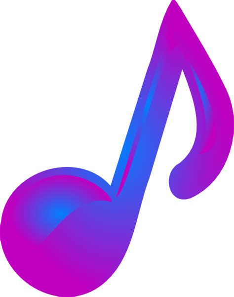 Colourful Music Note Clipart Best