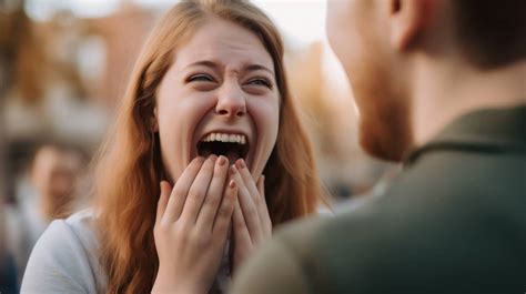 A Persons Shocked Reaction To An Unexpected Marriage Proposal