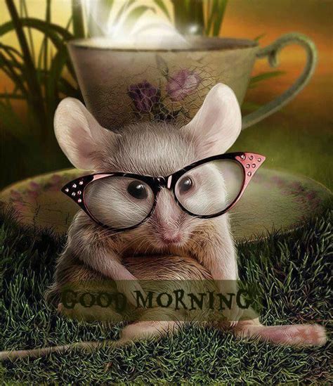 Morning Good Morning Mouse Illustration Advanced Photoshop
