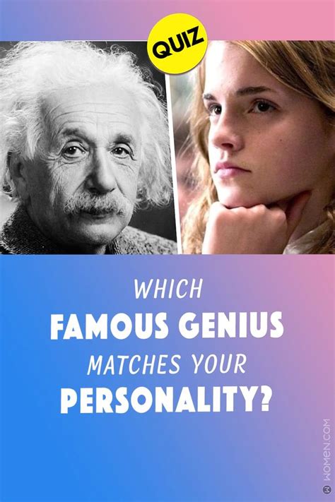 Quiz Which Famous Genius Matches Your Personality Personality