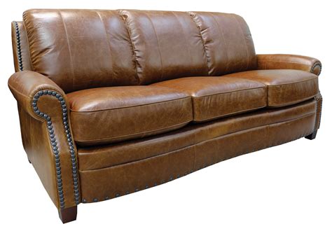 New Luke Leather Furniture Ashton Tan Leather Collection Sofa Only