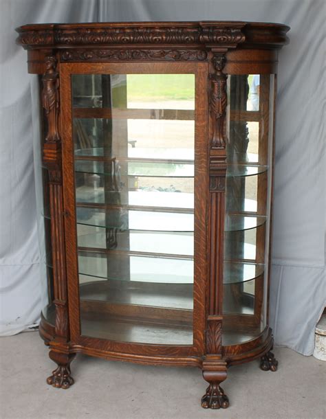 Our engineering standards are three times more precise than the industry standard, guaranteeing your. Bargain John's Antiques | Oak Curio China Cabinet - Carved ...