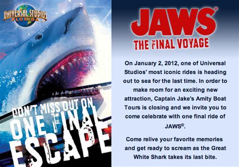 The JAWS Ride at Universal Studios Florida | Universal studios orlando, Universal studios ...
