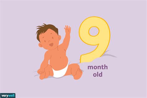 Little Newborn Baby Of Months Development Infographics Stock