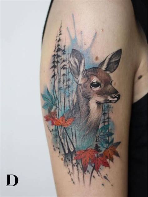 15 Realistic Deer Tattoo Ideas Petpress Deer Tattoo Sleeve
