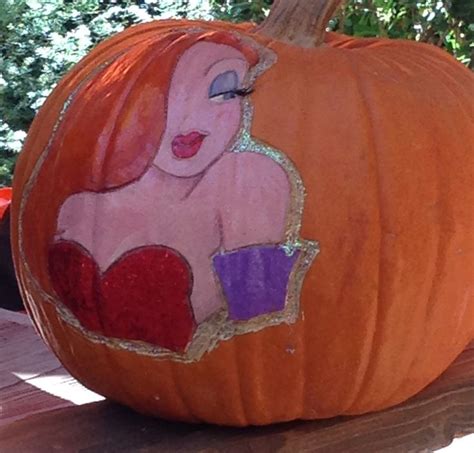 Jessica Rabbit Pumpkin Disney Pumpkin Jessica Rabbit Pumpkin Carving