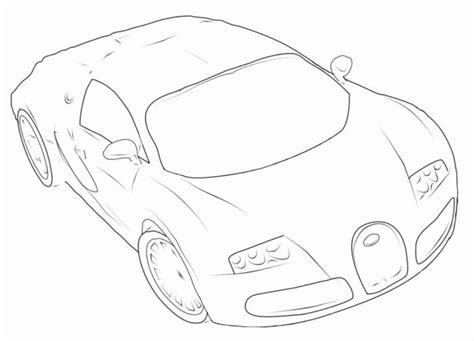 2016 Bugatti Chiron Coloring Pages Coloring Pages