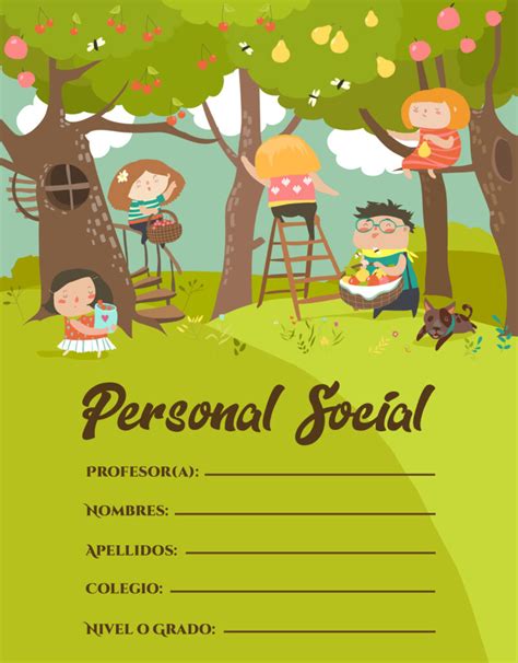 ᐉ Las 15 Mejores Caratulas de Personal Social