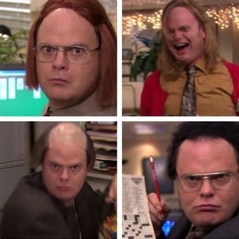 I Have A Wig For Every Single Person In The Office Dwight Schrute