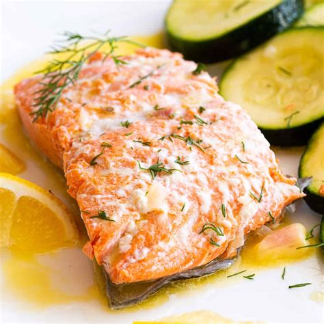 Easy Poached Salmon With Lemon And Dill Step By Step — Garlic Delight