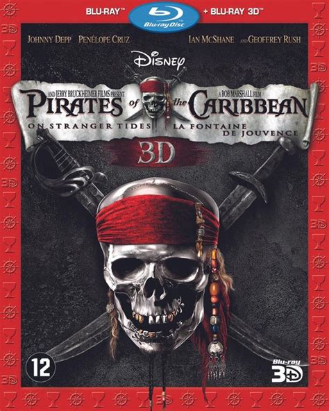 pirates of the caribbean on stranger tides 3d blu ray johnny depp dvd s