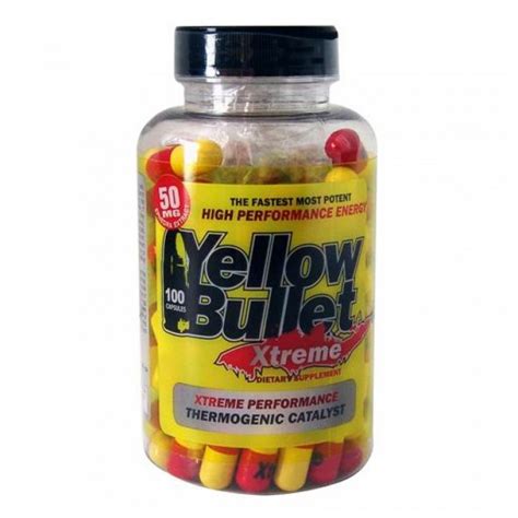 Yellow Bullet Extreme Ephedra Mg Caps By Hard Rock