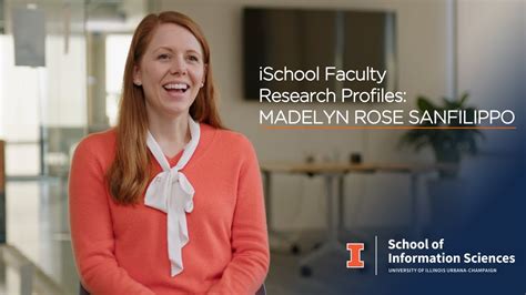 Ischool Faculty Research Profiles Madelyn Rose Sanfilippo Youtube