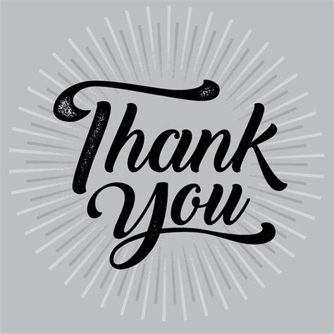 Thank You Typography Poster 1222789 Vector Art At Vecteezy