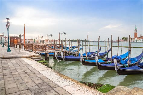 Gondola Boats In Venice Italy Stock Photo Image Of Island Venice