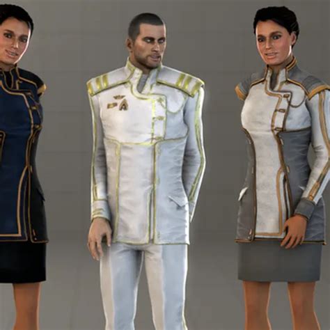 Sfmlab Commander Shepard And Ashley Williams Formal Attire
