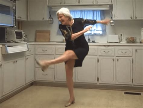 a grandma tosses her cane and dances the charleston in this awesome video