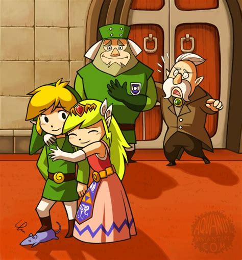 The Legend Of Zelda Spirit Tracks Toon Link Toon Princess Zelda Guard Captain Russell