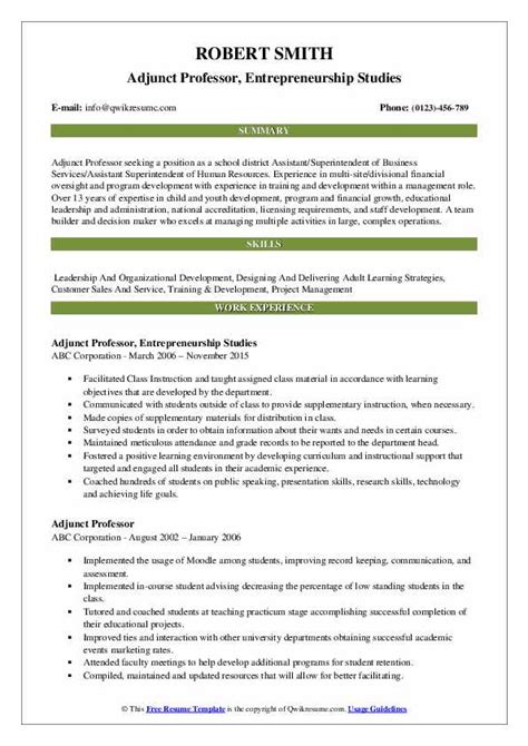 Lecturer Assistant Professor Resume Sample Resume For Job Seeker