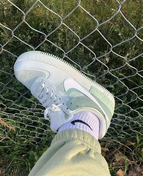 Nike Air Force 1 Shadow Spruce Aura White W In 2021 Hype Shoes