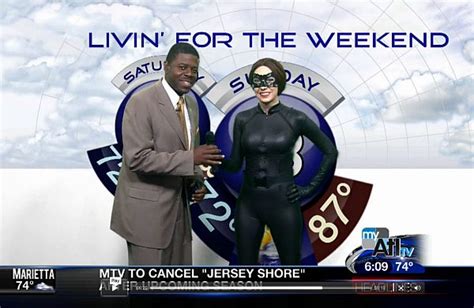Gas Contributor Ana Aesthetic Does Weather Report As Catwoman Video