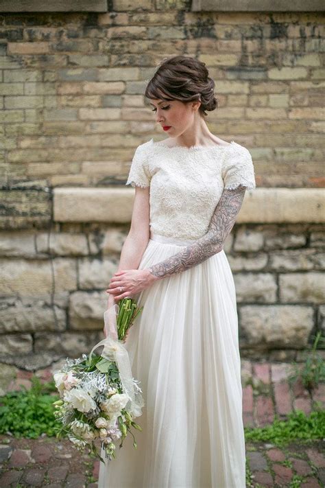 22 Beautiful Brides Who Showed Off Their Tattoos With