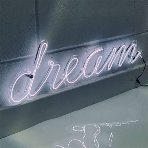 Dream Neon Sign By Perfect Personalised Ts Personalized Neon Signs