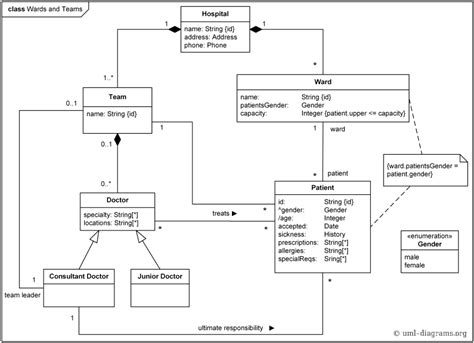 An Example Domain Model For The Hospital Management System