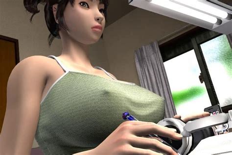 Umemaro Hanami Ichijo Pizza Takeout Obscenity Screencap 1girl 3d