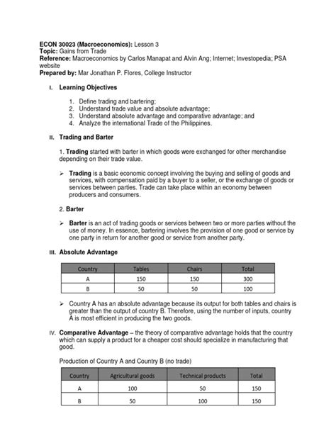 Module 3 Macroeconomics Pdf