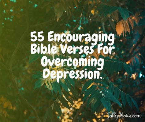 55 Encouraging Bible Verses For Overcoming Depression 55 Bible Verses