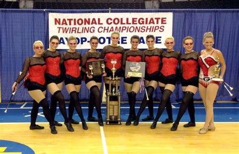 Majorettes Win Two National Championships Jensen Named Feature Twirler