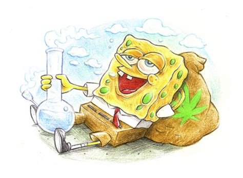 View 24 Spongebob Stoner Trippy Cartoon Drawings Bimleawasurn
