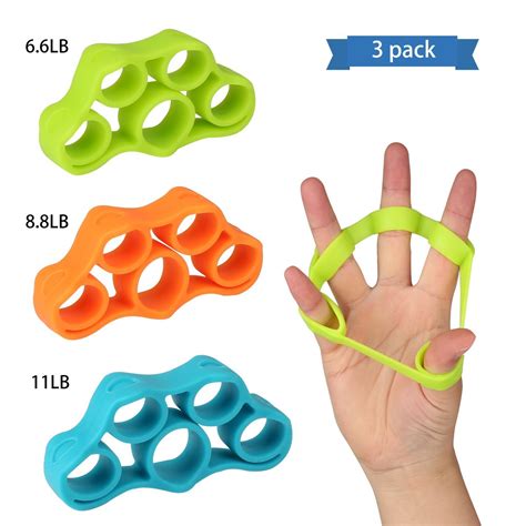 caipudan silicone finger stretcher hand resistance bands，hand extensor