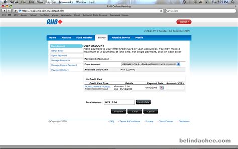 , hope someone who is taking rhb bank house loan can help :respect: T.G.F. Internet Banking!! | BelindaChee.com