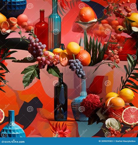 Seamless Pattern by Paul Cezanne S Unique Approach Stock Illustration