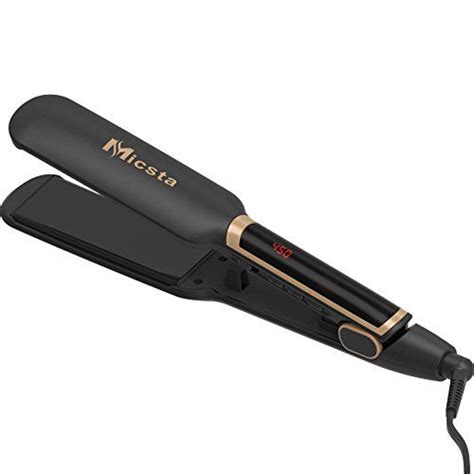 Micsta Hair Straightener Flat Iron 2 Inch With Wide Floating Plates